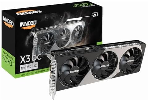 Inno3D GeForce RTX 5070 Ti X3 OC 16GB GDDR7 Reflex 2 RTX AI DLSS4