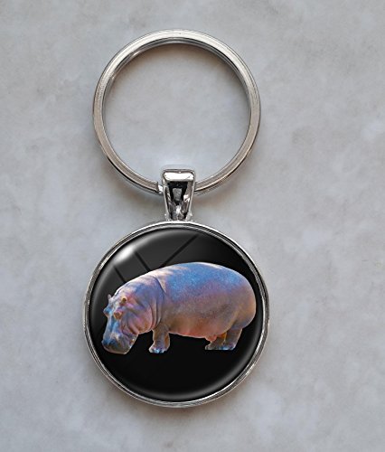 Hippopotamus Hippo Animal Keychain