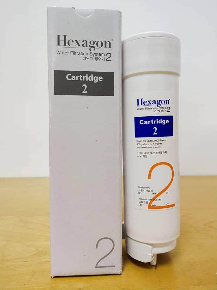 Valued Hexagon Alkaline Water Filtration System 2 Cartridge 2