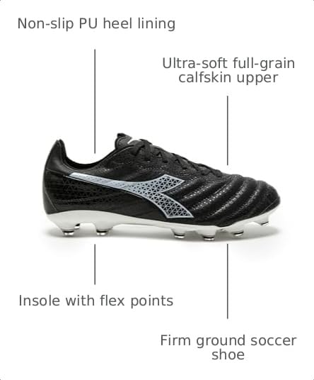 Image of Diadora Mens Brasil Elite 2 Lightweight Lp12 Soccer Cleats Cleated