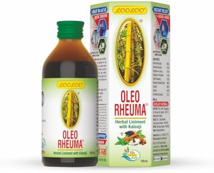 LooLoo Oleo Rheuma Herbal Liniment |Kalonji, Cinnamon, Clove, Mint & Mustard Oil (100ml)