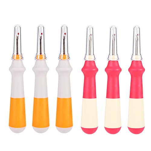 SUSSURRO 6 Pieces  Ergonomic Grip Seam Ripper Stitch Remover Thread Remover Tool for Sewing Tool Opening Seams and Hems