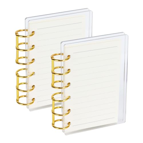 Classeur A7 à 6 anneaux pour bullet journal de voyage et notes nomades