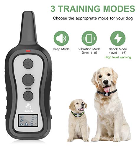PATPET Dog Training Collar with 2 Receivers, Shock Collars for Dogs with Remote, Dog Shock Collar with Beep Vibration… - Image 2