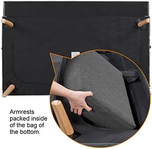 Yaheetech 3 Seater Fabric Sofa Bed Click Clack Modern Sleeper Sofa Settee with Cushions for Living Room/Guest Room, Dark Grey