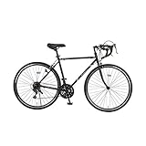 MONOFIELD ロードバイク 700C ブラック シマノ製21段変速 サムシフター 2WAYブレーキシステム搭載