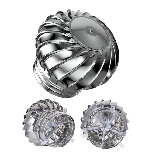 160 300 350mm Sombrero Extractor Humos Giratorio, Conducto De Humos Sombrero, Ventilador De Turbina Giratoria, Inoxidable Sombrero Eolico(350mm (13.8 in))