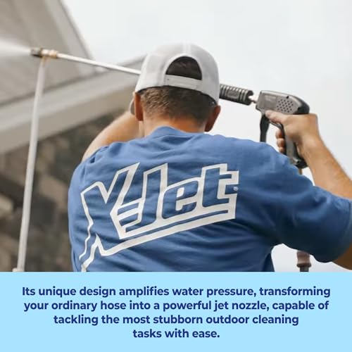 X-Jet M5 Nozzle Only #25 - Adjustable Long-Range External Injection Pressure Washing - From 0 to 60 Degree Spray Pattern - Replacement Nozzle for X-Jet M5 Kit- W/ 2000 to 4500 PSI 8.5+ GPM