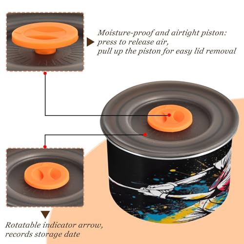 Contenedor hermético de acero inoxidable para café 17oz miniatura 3