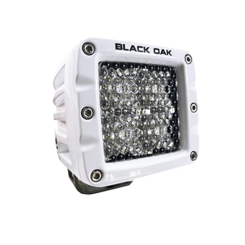 Black Oak 2\" Marine LED Pod Light - Diffused Optics - White Housing - Pro Series 3.0