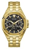 Wasserabweisend bis 5 bar Guess Herren Armbanduhr Multifunktionsuhr TOP Gun GW0278G2