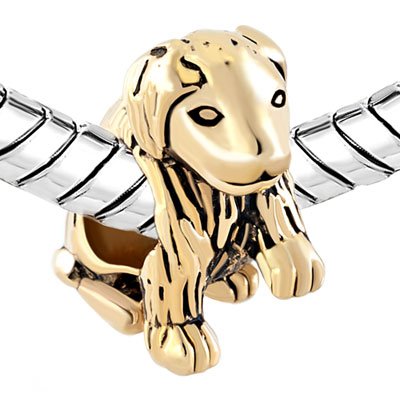 Image of Dog Pet Animal Bead Charms for Bracelets (Puppy Dog)