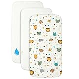 SET 3 PEZZI – IDEALE PER NEXT TO ME - Include 2 lenzuola con angoli elasticizzati 50x83 cm e 1 coprimaterasso impermeabile, perfetto per culle co-sleeping. Un set essenziale per garantire comfort e protezione al tuo neonato.