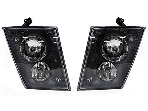 Apa Replacement Black Headlight And Fog Lamp With Bulb For 2004-2017 04-17 Vn Vnm Vnl Set Of 4 Passenger Right Rh And Driver Left Lh Side #TOP2