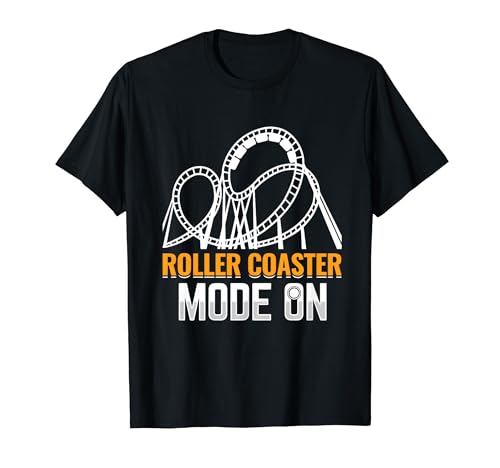 Parque temático vintage divertido de la montaña rusa del parque de atracciones Camiseta