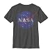 Fifth Sun Men's Nasa Polyester T-Shirt (Medium, Charcoal Heather)