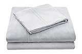 MALOUF 100% Rayon from Bamboo Set-2-pc, Queen Pillowcase Set, Ash