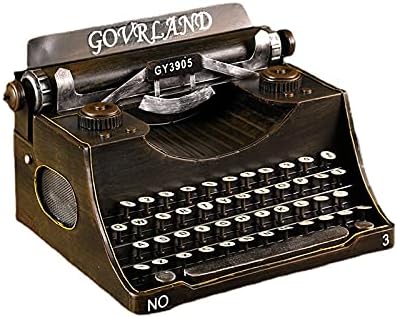 JORSION Retro Vintage Typewriter Model,Handmade Props Model Retro Decoration,Home Decoration Ornaments