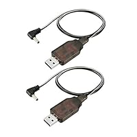 Algopix Similar Product 3 - uxcell 2pcs USB Charger Cable 35mm DC