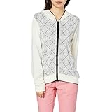 [パラディーゾ] レディースアウター 長袖フード付き前開きセーターZSL01B OW