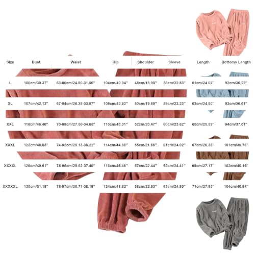 Fleece Pajamas Women 2 Piece Soft Cozy Long Sleeve Top and Pants Lounge Set - image 6