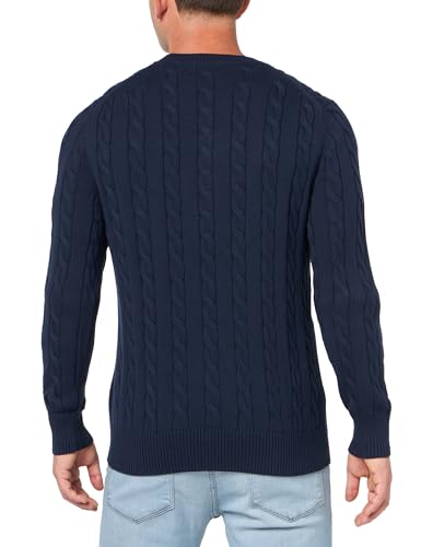 Brooks Brothers Men's Cotton Cable Crew Neck Sweater2