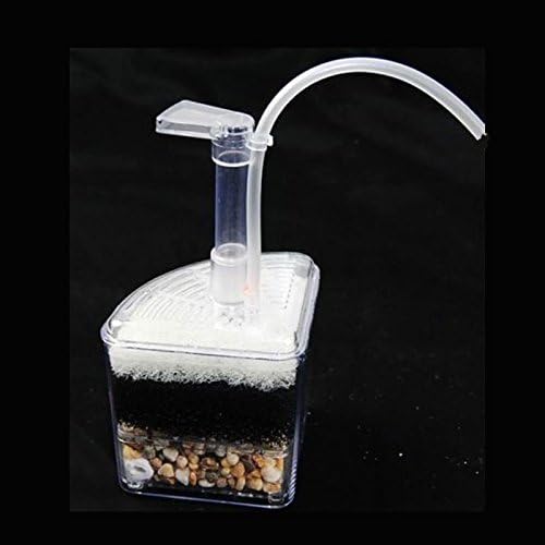 Miniatura 3 de Filtro de esquina Bio Esponja Bomba de aire de cerámica impulsada para Fry Camarones Nano Fish Tank Aquarium XY-2008 (Barco desde CA USA)