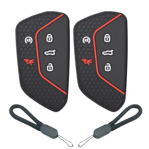 ATFIGII 2-Pack Key Fob Cover for VW ID.4 2022-2025 for Atlas 2024-2026 Case