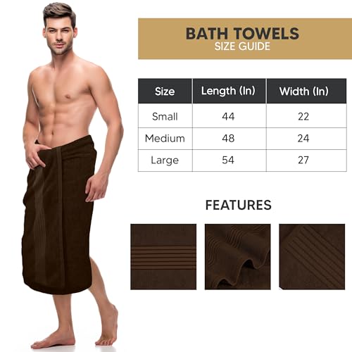 Image of Utopia Towels Luxurious Bath Towels Set, 4 Pack, 27 x 54 Inches - 100% Ring Spun Cotton, Thick, Plush, and Fast-Drying, Designed for Premium Hotels, Spas, and Homes, Dark Brown