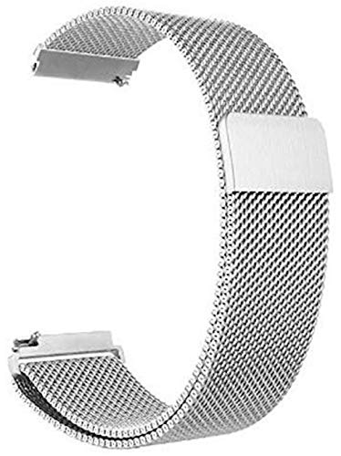 Image of Magnetic Milanese Metal Chain Watch Band - Adjustable Loop Strap | Compatible With Noisefit Endure Watch Only