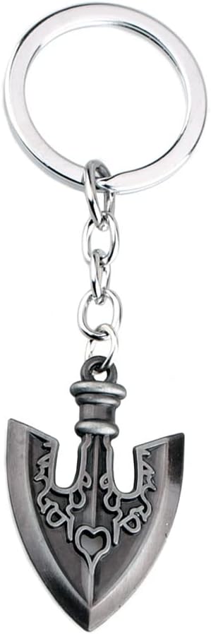 Stand Arrow Requiem Keychain JoJo Bizarre Adventure Arrow Pendant Keyring Cosplay Accessories For Anime Fans, Black