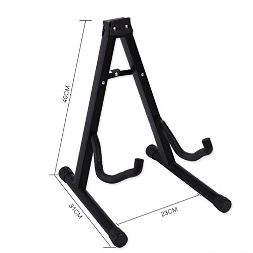 EXCEART Bass Guitar Ukulele Stand Clássica Guitarra Elétrica Stand UM- Frame Dobrável Display Stand