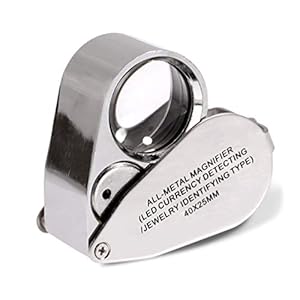 KINGMAS 40x Jeweller Loupe Folding ...