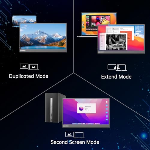 15.6 Inch Portable Monitor 1080P FHD IPS Gaming Display Monitor with USB-C & HDMI Light Weight Ultra-Slim External Second Screen with Smart Cover & Speakers for Laptop,PC, Mac, Phone, PS5, Switch - Image 6