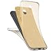 Produktbild kompatibel mit Galaxy J3 2017 Hülle,Galaxy J3 2017 Full Body 360 Grad TPU Silikon Crystal Case,Glänzend Glitzer Transparent Vorne Hinten Komplett Schutzhülle TPU Bumper Case Etui - Gold