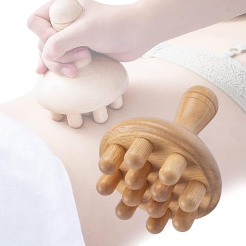 Gusengo Celulitis - Hongos Madera - Herramientas Copa Masaje anticelulítico para Dar Forma al Cuerpo, adecuadas para el Cuello, la Espalda, la Cabeza, los Hombros