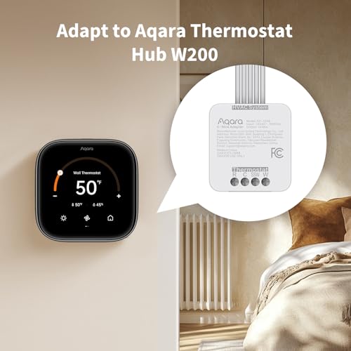 Image of Aqara C-Wire Adapter for W200 Smart Thermostat, Add a Common Wire for Thermostat Installation, Stable Power Supply, Easy Setup