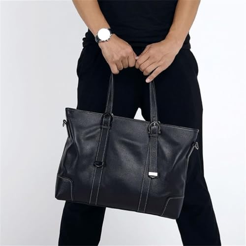 Business Leather Clutch Casual Briefcase Men Shoulder Crossbody Handbag3