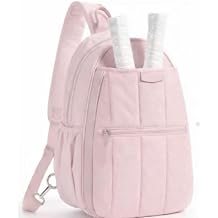 Quilted Pickleball Bag for Women & Men Sling Crossbody Backpack 2-Racket Waterproof Pocket & Fence Hook Racket Bags