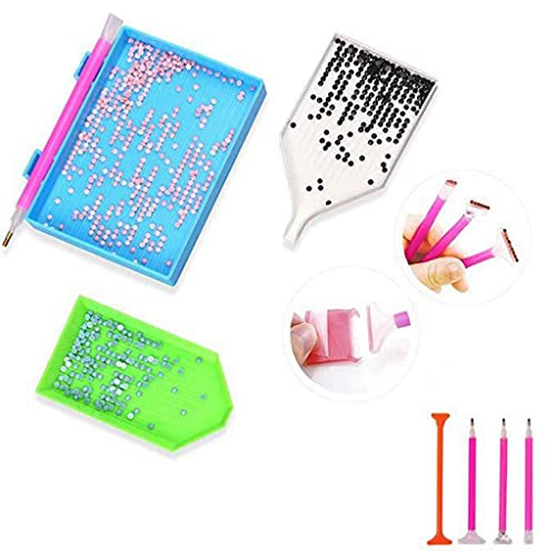a Pintura com Diamante 5D DIY de 22 Peças Fornece Kit de Ferramentas para Pintura com Diamante