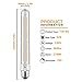 GEZEE T10(T30),8.9in(225mm), 3-Pack,Dimmable 8W Long Tube Decorative Light Bulb,Edison Style Vintage LED Filament Light Bulb,Antique Shape, Warm White 2700K,800LM(80W Equivalent), E26 Medium Base Lamp