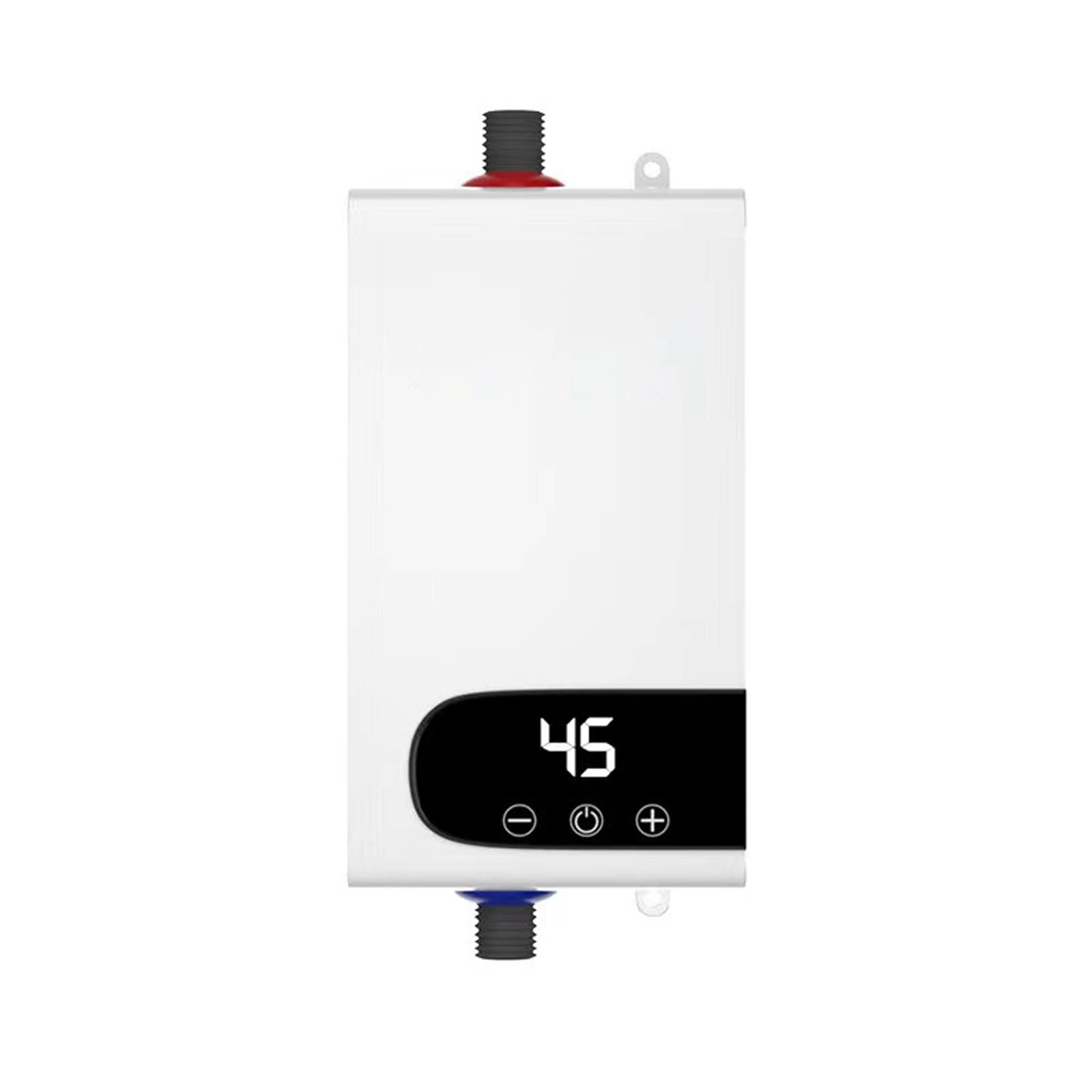 Scaldabagno Elettrico Istantaneo Senza Serbatoio, Scaldabagno per Doccia Ad Alta Efficienza Energetica con Ampio Display LCD, per Bagno Cucina Domestica
