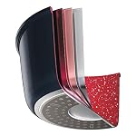 Conjunto de panelas ColorStone 4 peças de alumínio com antiaderente e tampa de vidro, Titânio, ALU8709-TI, Euro Home 12 414eS3k3XIL