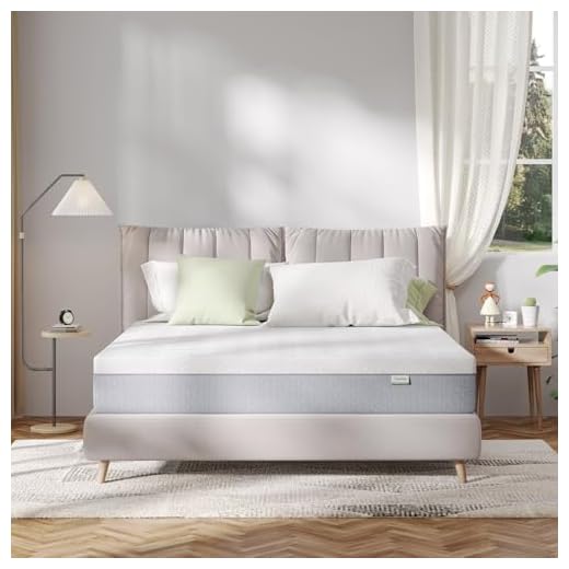 Queen Mattress, Novilla 10 inch Gel Memory Foam Queen Size Mattress for Cool Sleep & Pressure Relief, Medium Firm Bed Mattresses, Bliss