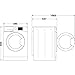 Hotpoint NSWF946WUK Freestanding 9kg 1400rpm Anti Stain A Rated Washing Machine in White