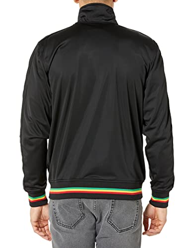 Lrg Men's Musical Roots Track Jacket, Black/Multi #TOP1