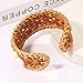 HSWE Rattan Bracelet for Women Handmade Straw Wicker Braid Cuff Bangle Bracelet Statement Adjustable Bohemian Rattan Woven Chunky Bracelets for Women Summer Wrist Jewelry