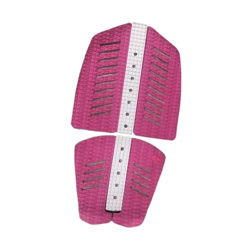 RNXRZANK Set of 6 Surfboard Traction Pads for Foot Deck Grip and Tail Support, Pink