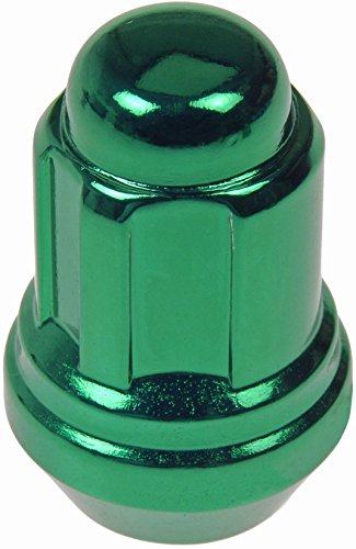 Dorman 711-335F Green Acorn Nut Lock Set M12-1.50 Compatible with Select Models, 20 Pack