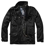 Brandit M65 Standard Ripstop Jacket, Farbe: black, Größe: 7XL